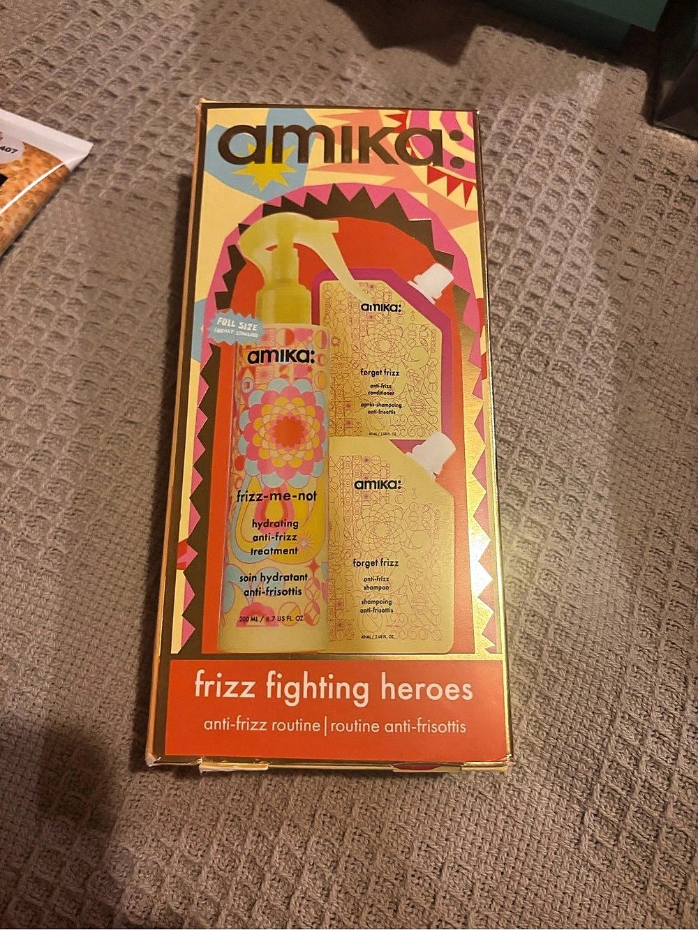 amika: frizz fighting heroes: Hair Treatment Set NWT